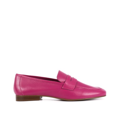 Loafer Rosa Couro