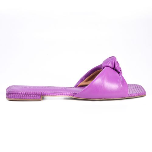 Rasteira Em Couro Deep Purple I22