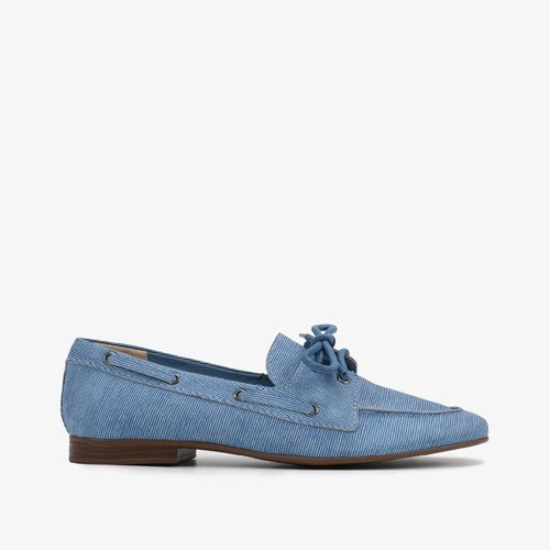 Loafer Azul Jeans Maré  Atacador Camurça