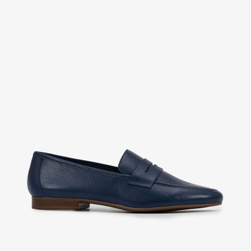 Loafer Azul Indigo Couro