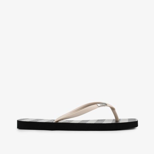 Flat Off White Listras Loucos & Santos