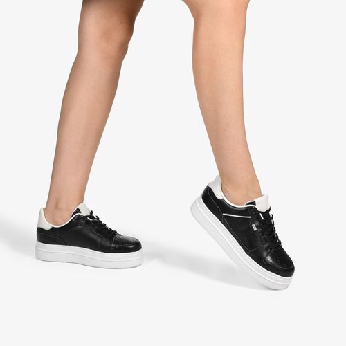 Tênis Preto Couro