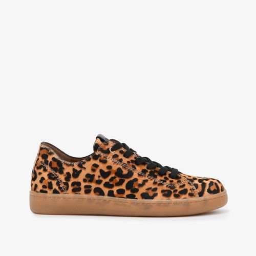 Tênis Animal Print Leopardo Couro