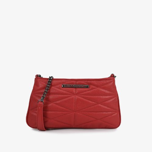 Bolsa Transversal Vermelho Scarlet Couro