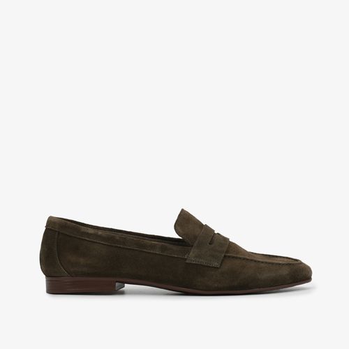 Loafer Verde Dark Green Camurça