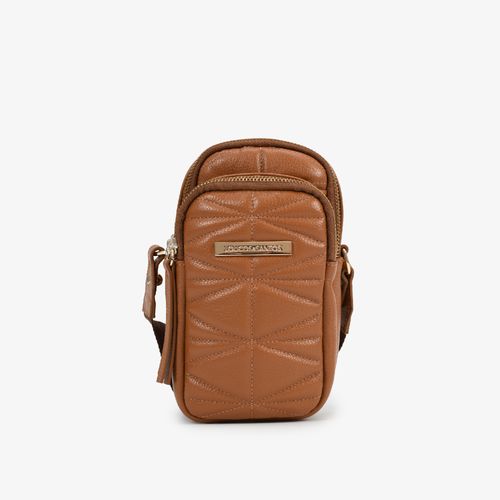 Bolsa Transversal Caramelo Mocca Couro