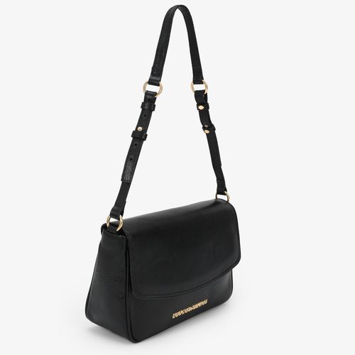 Bolsa Hobo Preto Couro