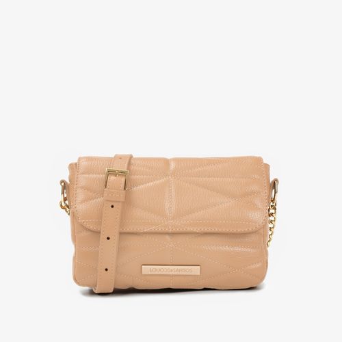 Bolsa Transversal Nude Antique Couro