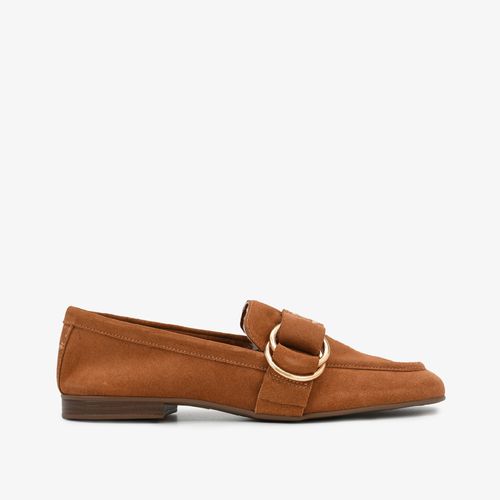 Loafer Caramelo Licor Camurça Couro
