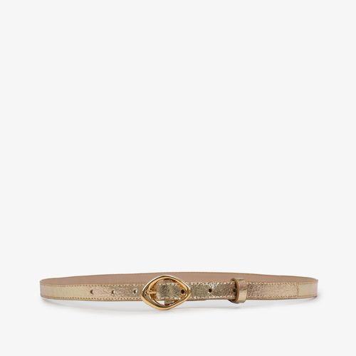 Cinto Dourado Couro