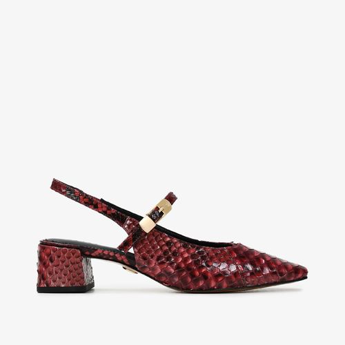 Slingback Vinho Cabernet Cobra Python