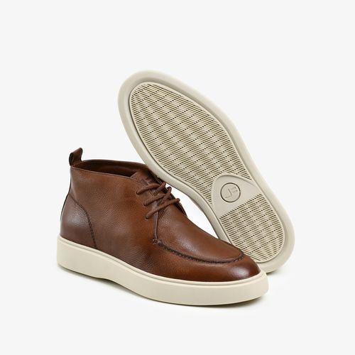 Sapato Loafer Masculino Caramelo Tan Couro