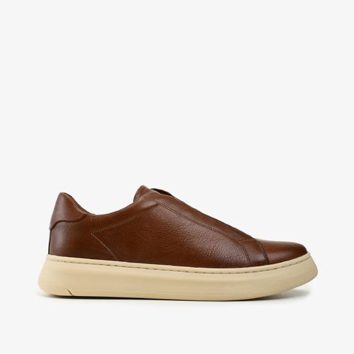Tênis Masculino Caramelo Tan Couro