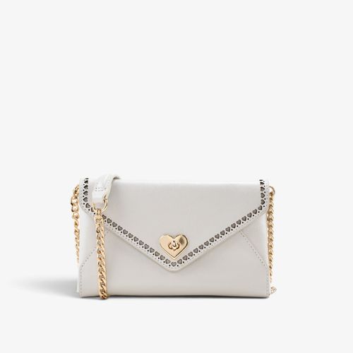 Bolsa Transversal Branco Say Yes Couro Acetinado